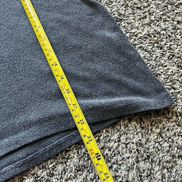 Brandy Melville Shirt Womens One Size/Medium Gray Long Sleeve Cotton Blend Top - Picture 7 of 8